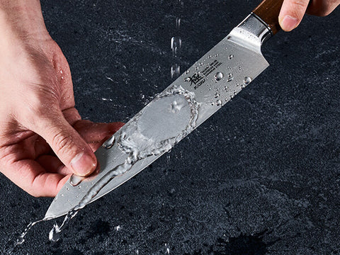 clean boning knife