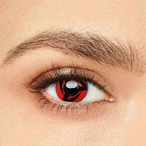 Isfoy Eye Color Circle Lens Sharingan Kakashi Naruto Colored Contact Lenses V6126