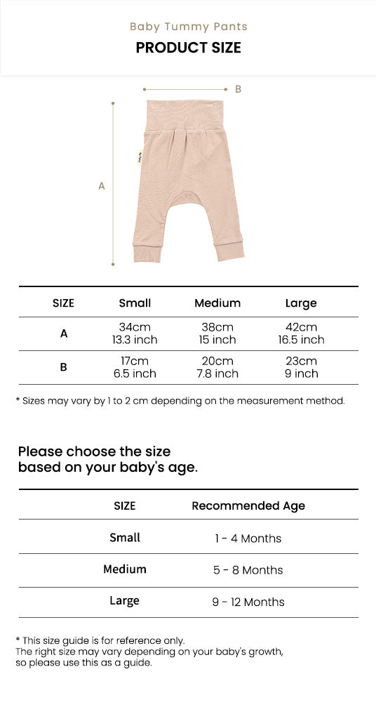 Sizing Chart - The Right Size for Your Baby