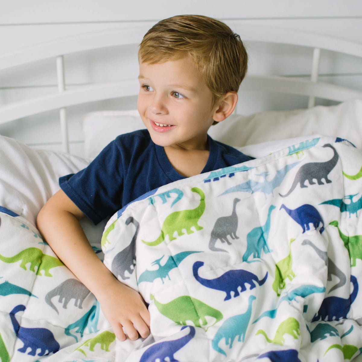 Children's Weighted Blanket - Dinosaur Print - 5lbs 40x60" - HomeSmart