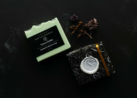 taurus zodiac soap australia standard and gift wrapped options