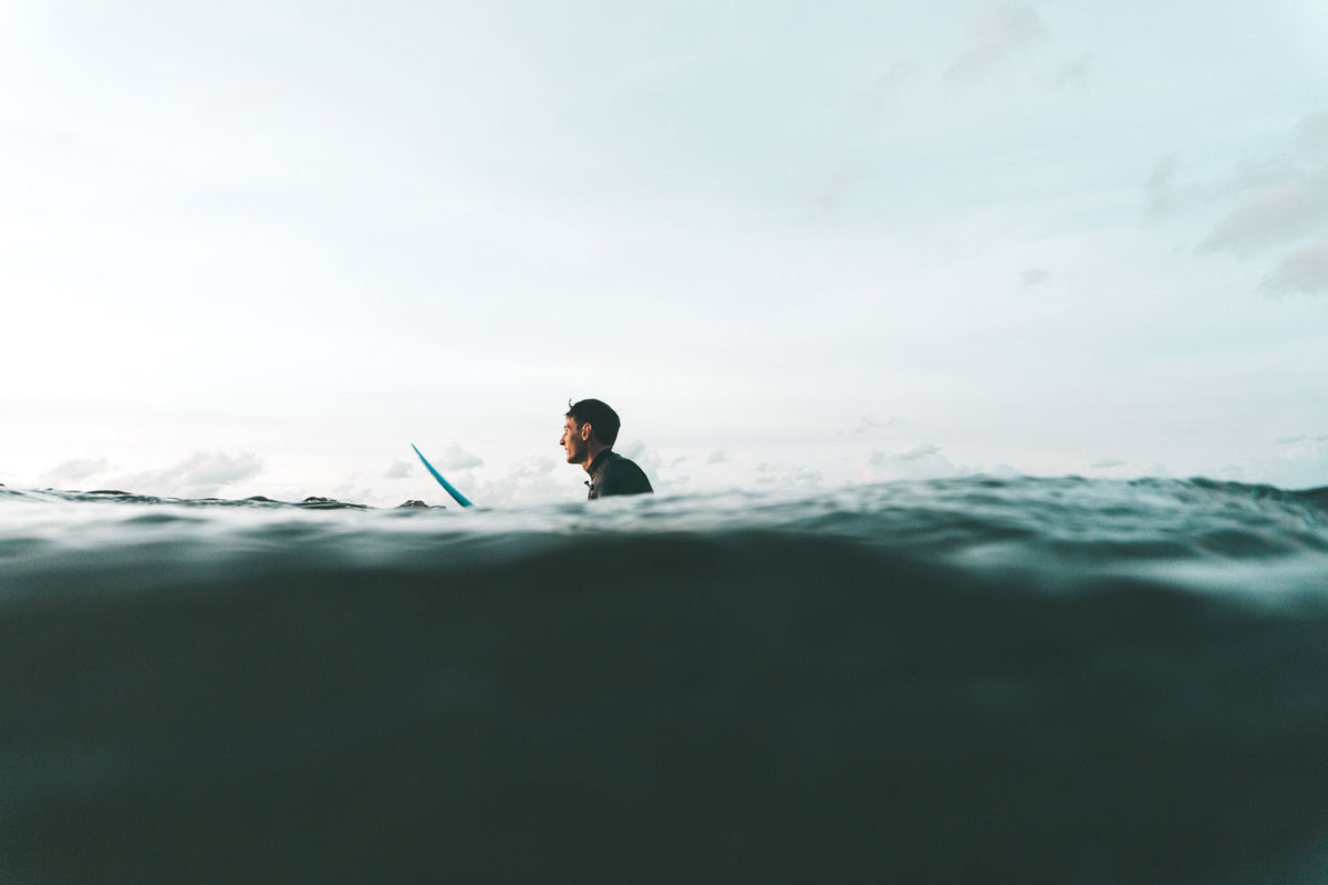 Surfer in der Ostsee