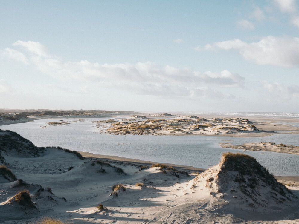 Strand mit Prilen am Ostende der Insel Norderney