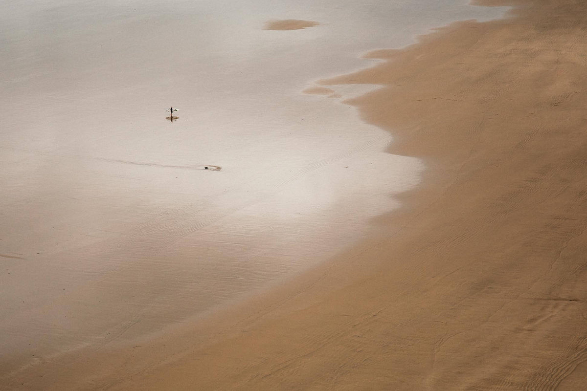 Surfer am Strand