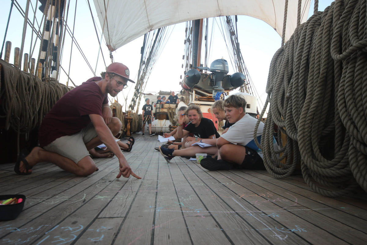 Matheunterricht auf der High Seas Highschool 