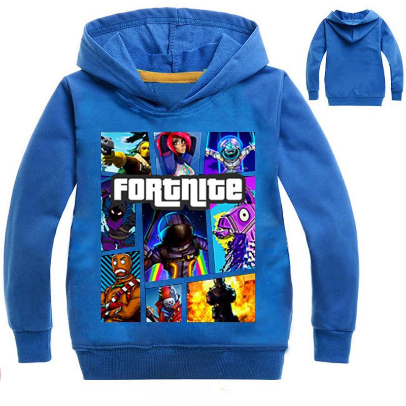 Trendy Fortnite Print Long Sleeve Pullover For Kids Binfrey - trendy fortnite print long sleeve pullover for kids