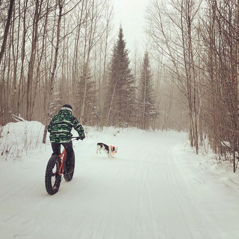 big tire bike riding northern wisconsin