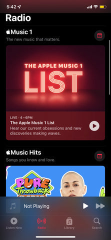 Apple Music live radio