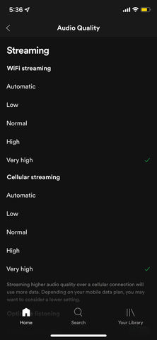 Spotify Audio Quality