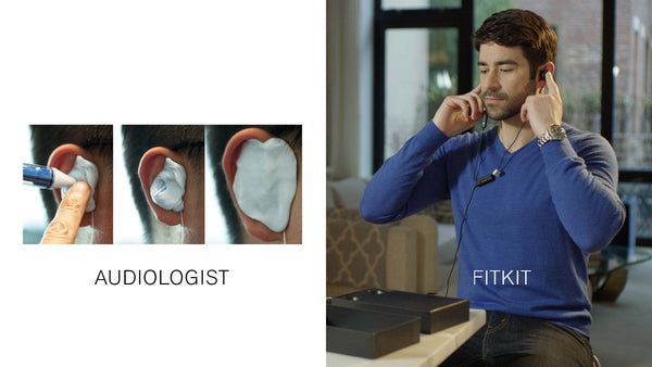 Fitkit vs. Audiologist Impressions