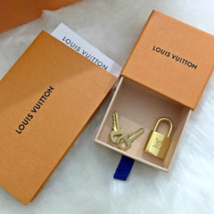 Vintage Louis Vuitton Padlock & Key Set