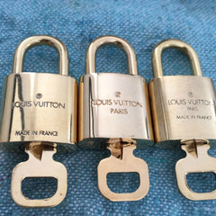 authentic lv lock and key