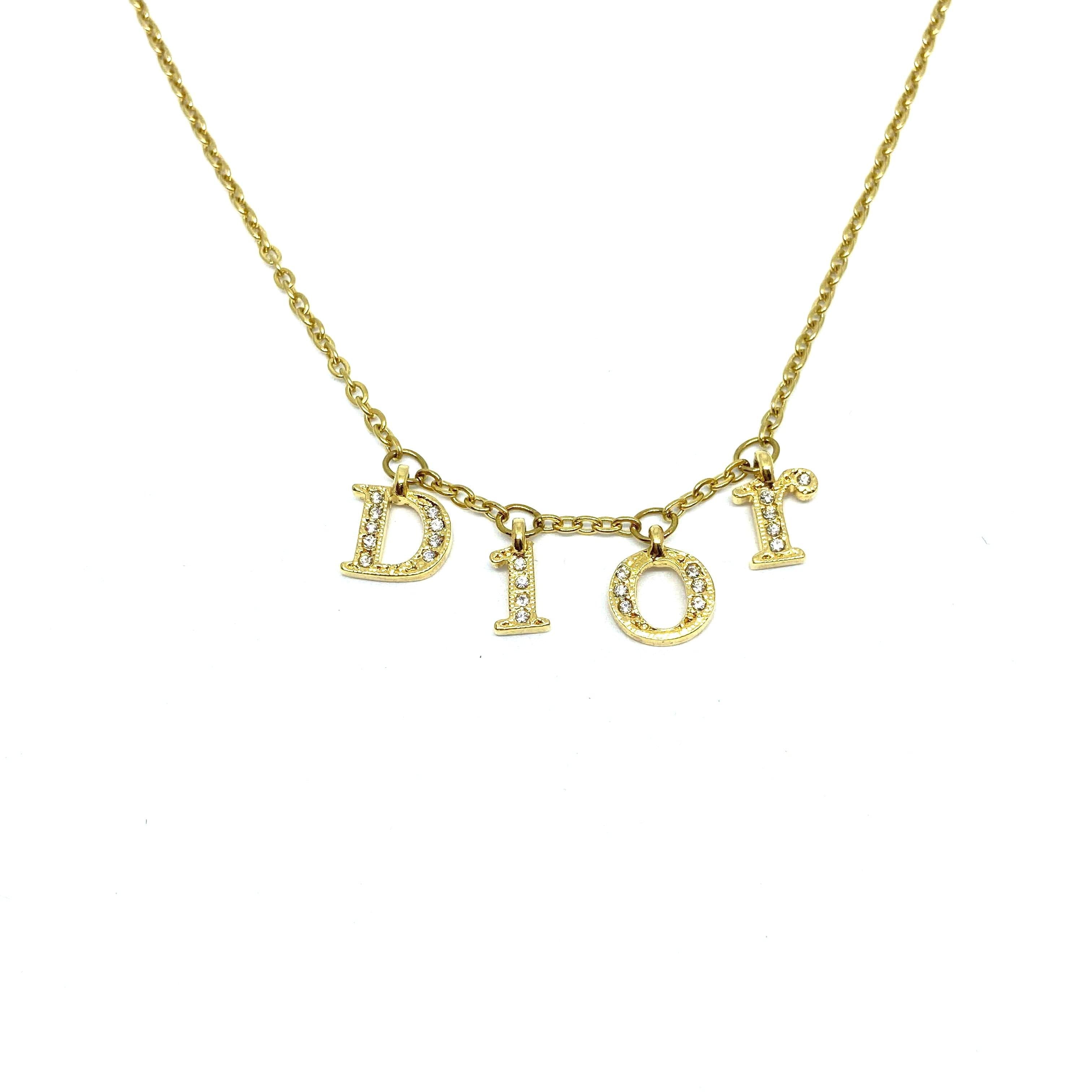 dior blood necklace