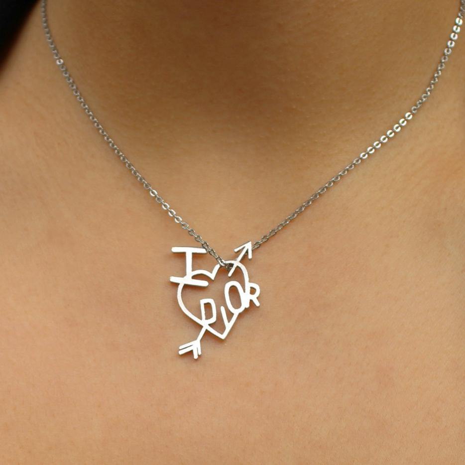 i love dior necklace