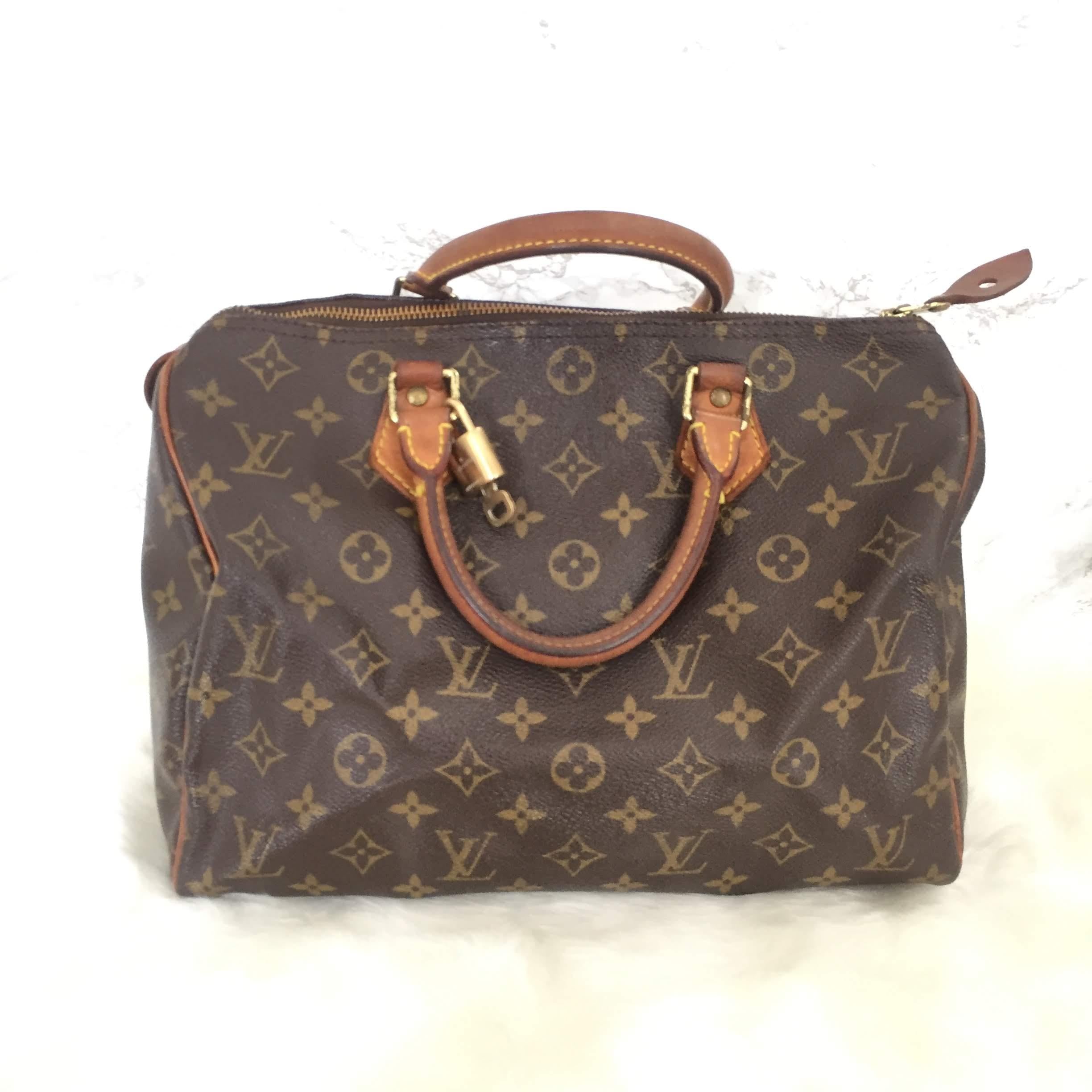 Louis Vuitton Speedy 30 Vintage Authentic Monogram – Boutique SecondLife