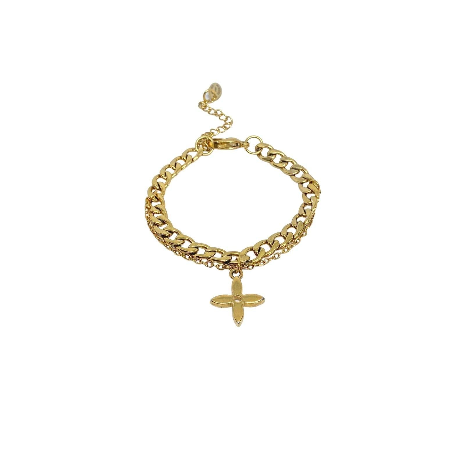 Louis Vuitton Flower Station Gold Tone Bracelet  myGemma  DE  Item  131422