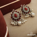 Coral Pearly Studs (S4653)