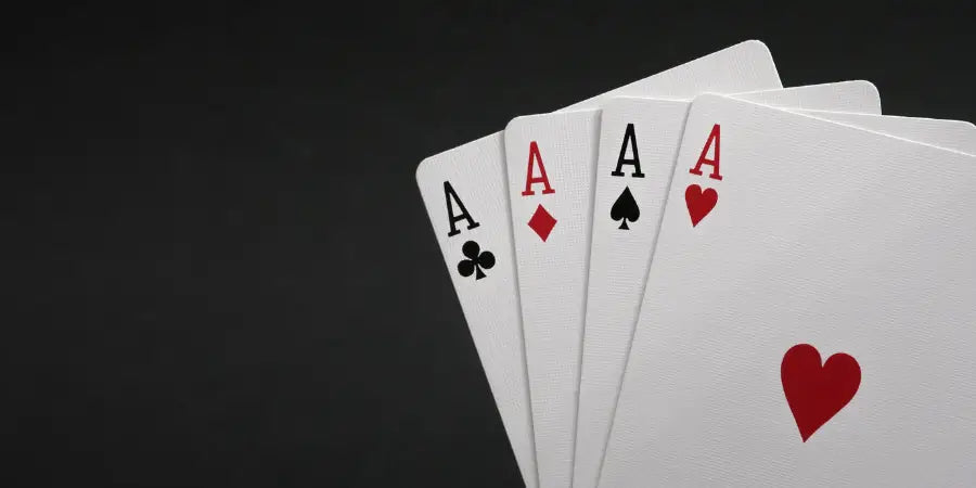 image of two aces in hand