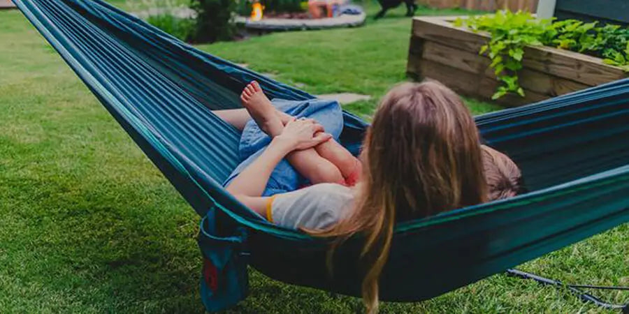 laying in hammock, ayamaya hammock, kids in hammock