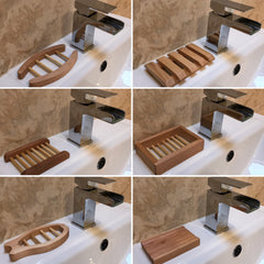 eco wood soap dish