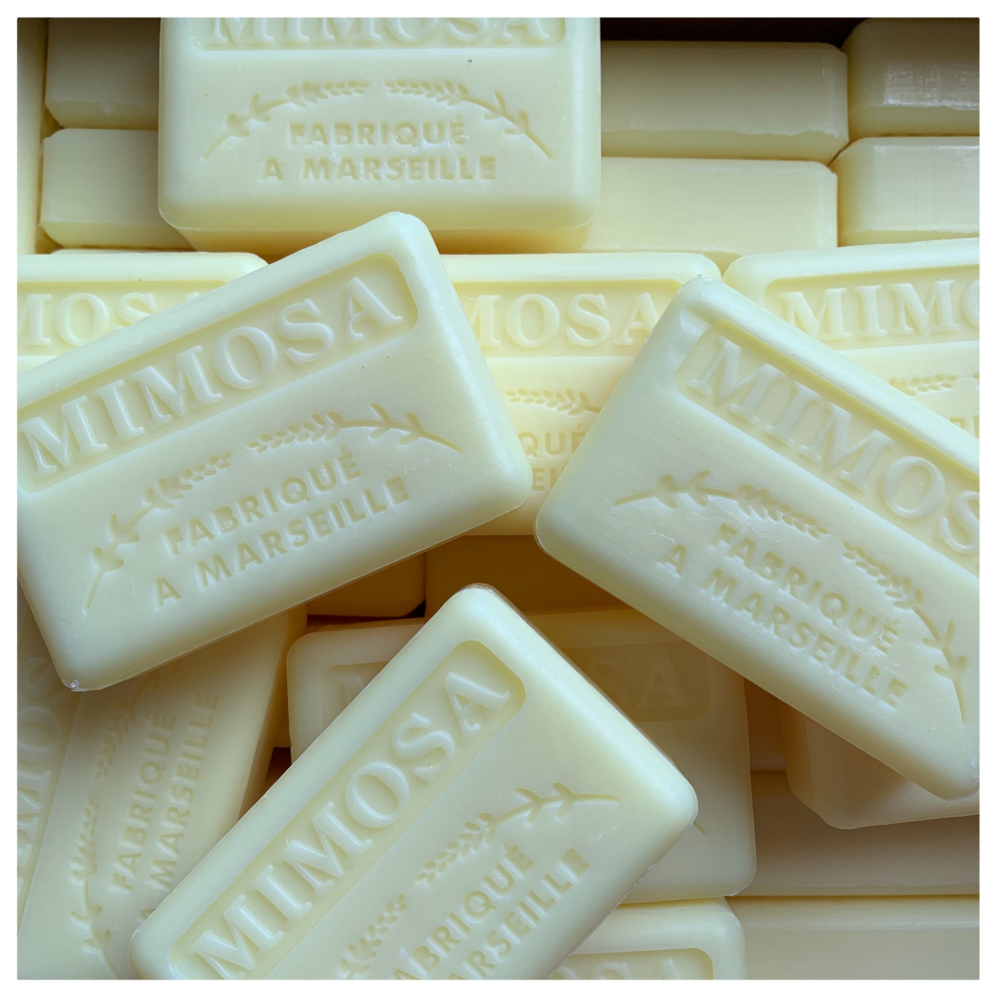 125G Savon De Marseille Mimosa French Soap Bar | natural french soap
