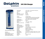 Dolphin Premium Battery Charger 24V 20A