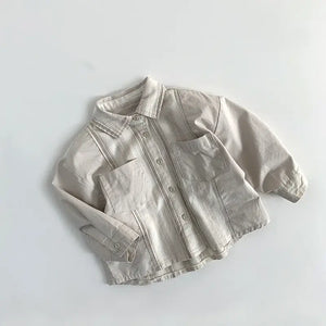 Striped Casual Lapel Shirt - Komfy Kloset