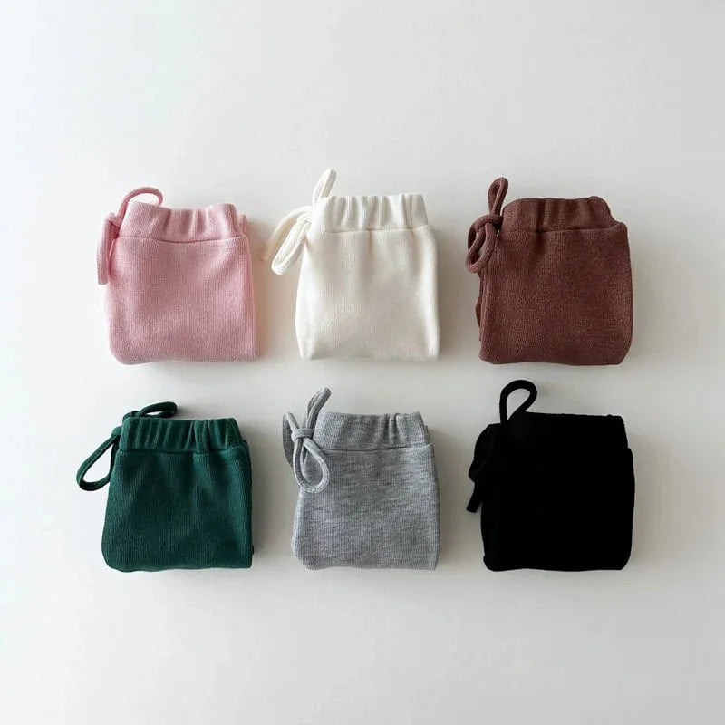 Girls' Wide Leg Solid Pants