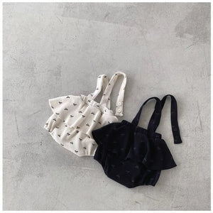 Girls' Print Sleeveless Bodysuit - Komfy Kloset