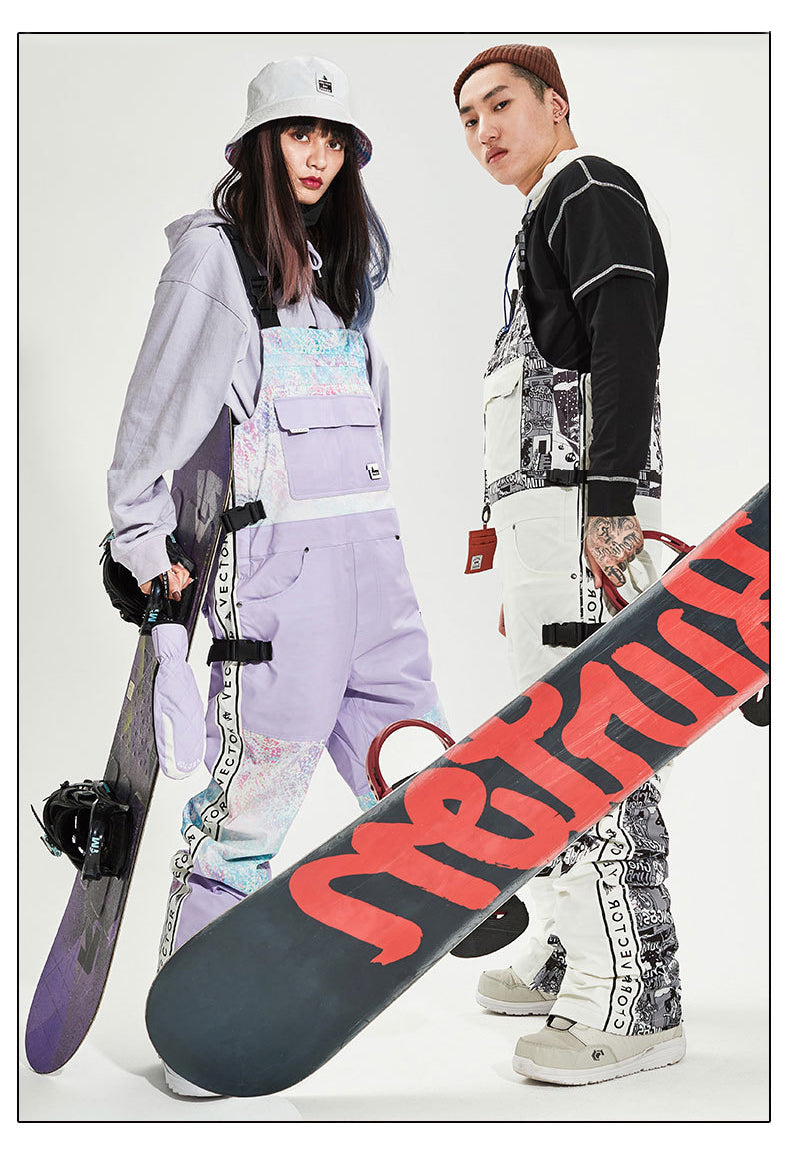 Men's Vector Unisex Winter Elves Snowboard Suits Waterproof Jacket & Pants Set