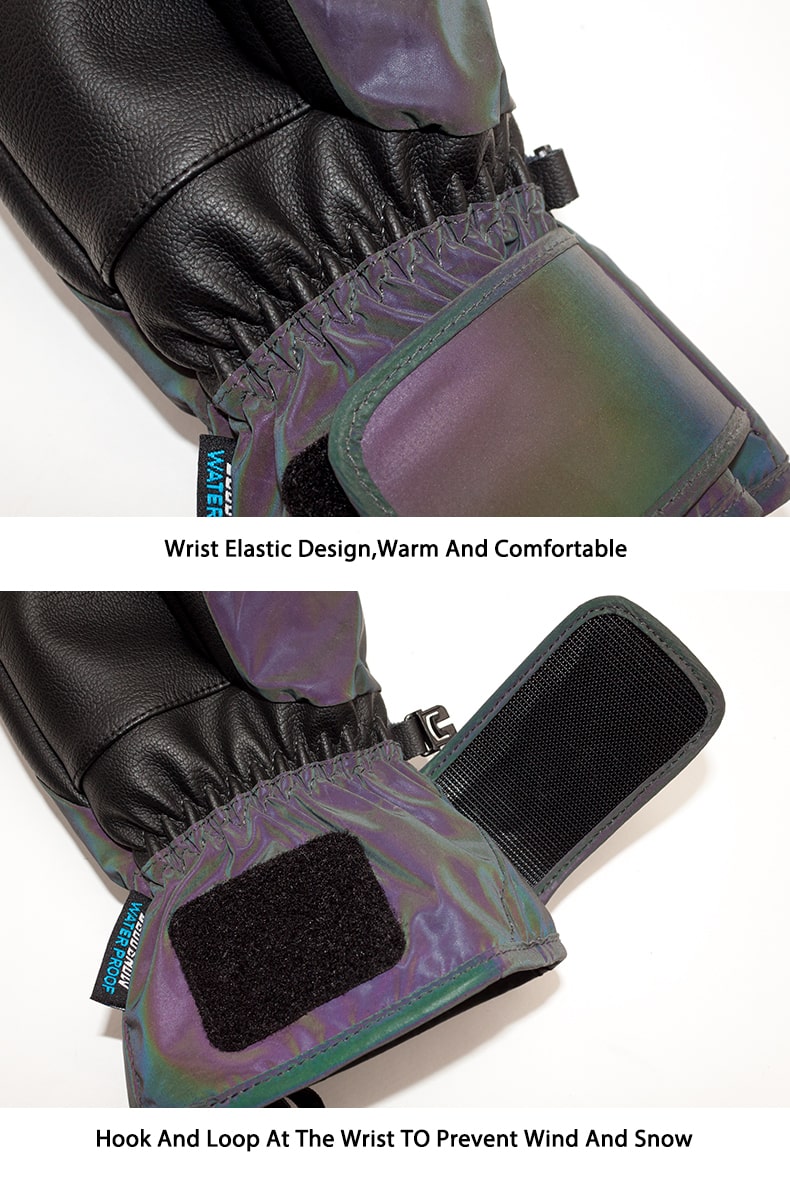 Gsou Snow Unisex stylish Mountain Discover Snow Mittens Ski Gloves