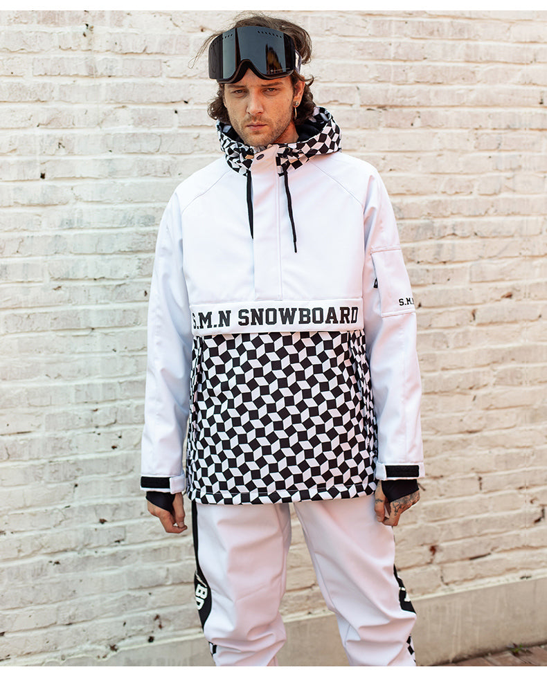 SMN Top Fashion Mens Snowboard Suit Snowsuit Jacket & Pants Set