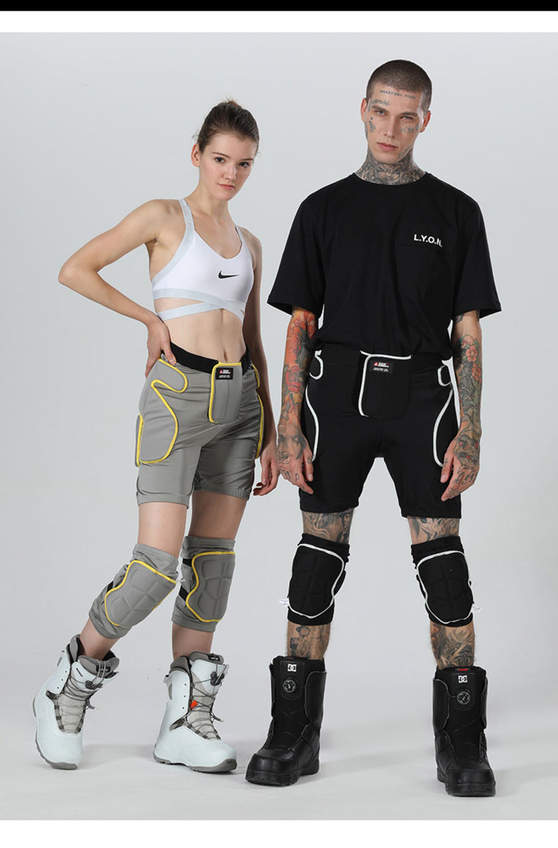 High Experience Unisex Tri-Flex Protective Shorts / Knee Pads