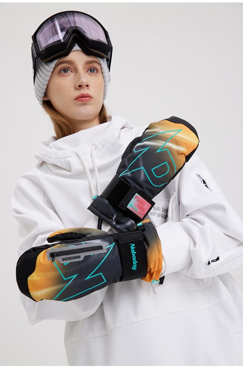 Nobaday Fluorspar Snowboard Mittens