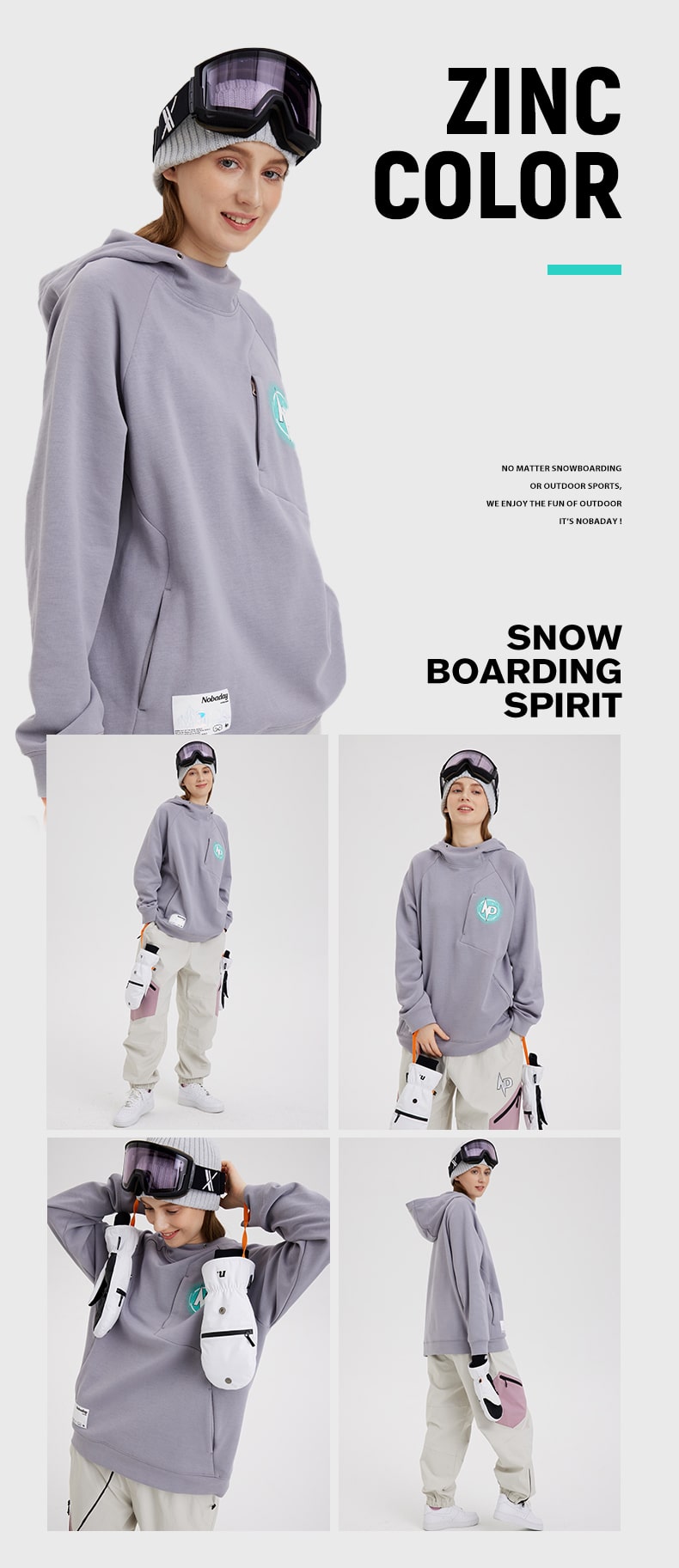 Nobaday Dawn Armor Snowboard Hoodie