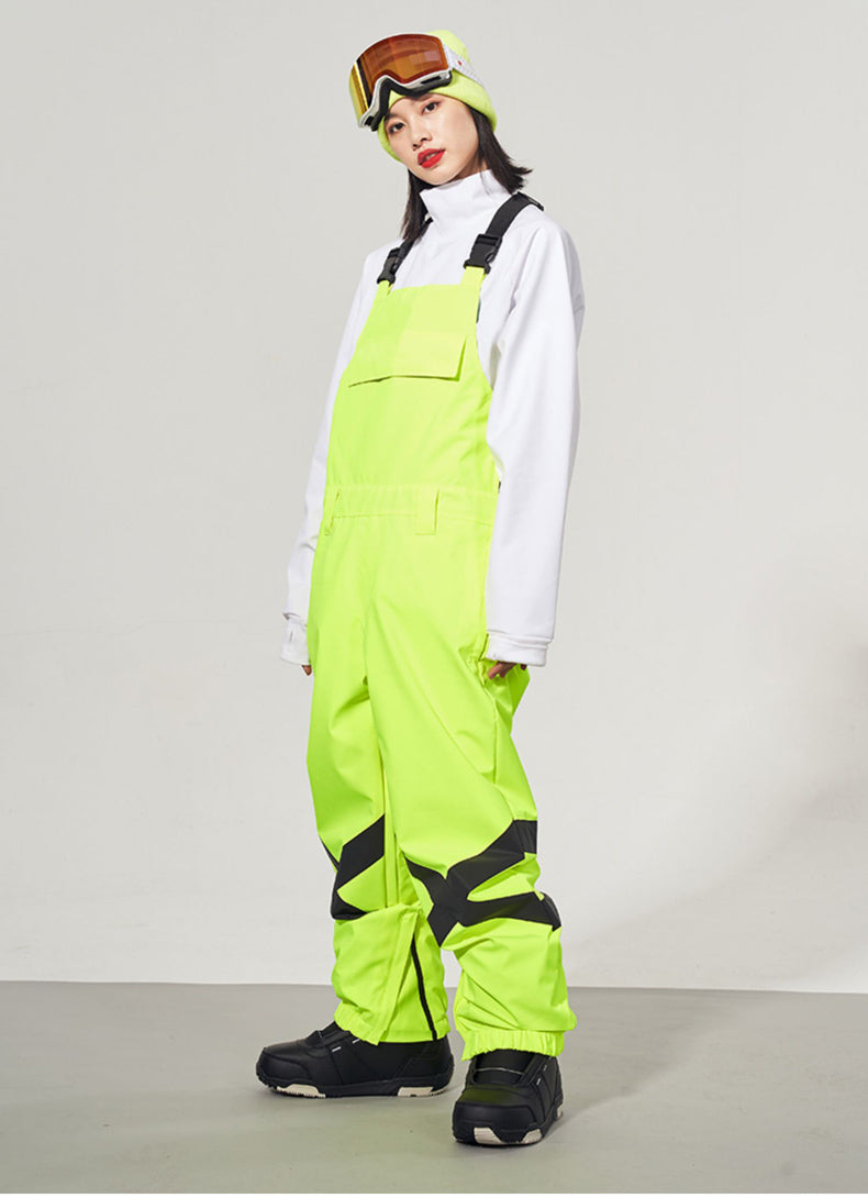 Doorek Superb Unisex Neon Glimmer Snow Bibs