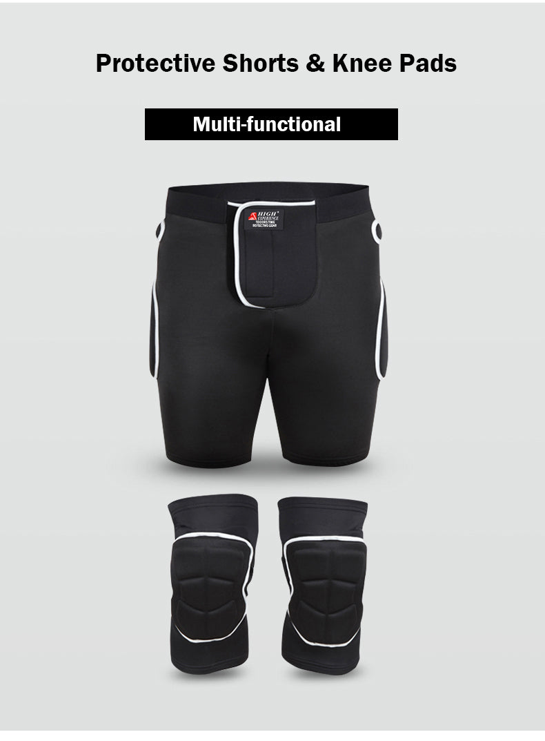 High Experience Unisex Tri-Flex Protective Shorts / Knee Pads