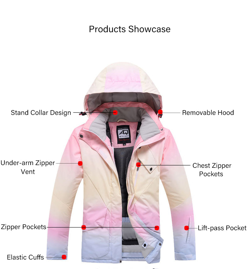 Women's Arctic Queen Trouvaile Winter Outdoor Insulated Snow Jacket