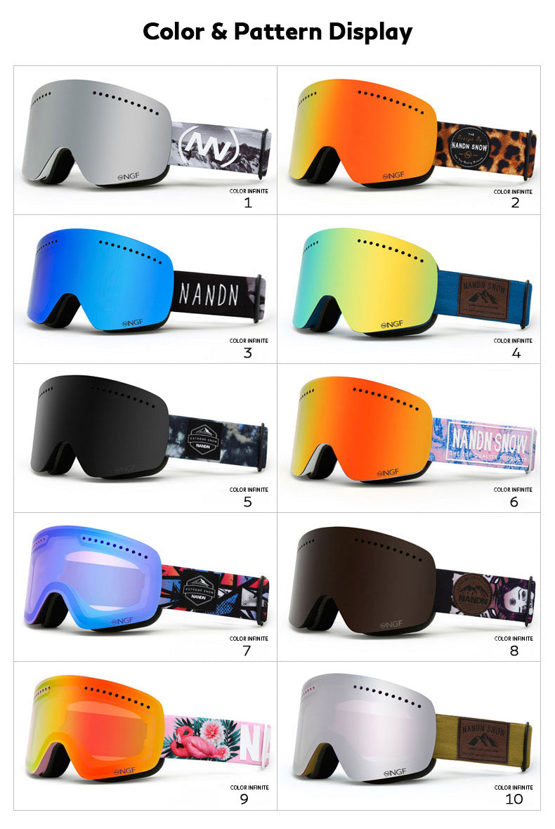 Unisex Nandn Infiniti Ski/Snowboard Goggles