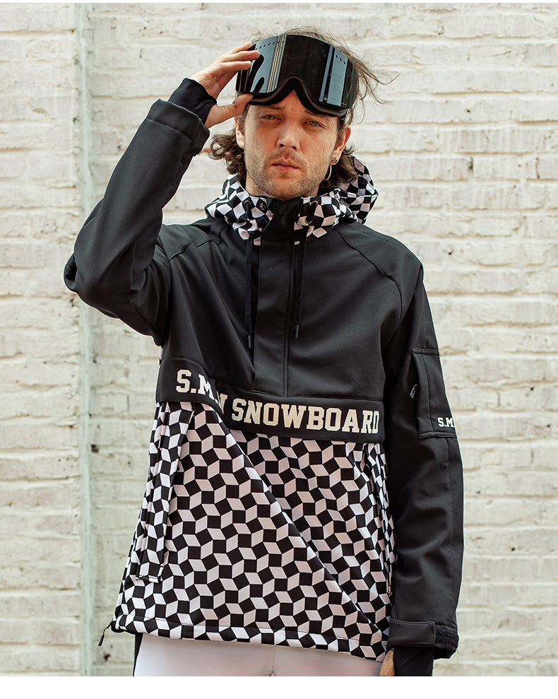 Mens SMN Top Fashion Snowboard Suit Snowsuit Jacket & Pants Set