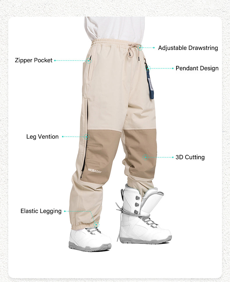 Women's Unisex Nobaday Winter Ranger Alpine Snow Ski Pants