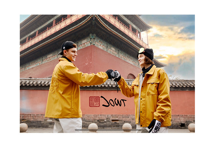 Men's TWOC Winter Street Style Waterproof Unisex Snow Jacket