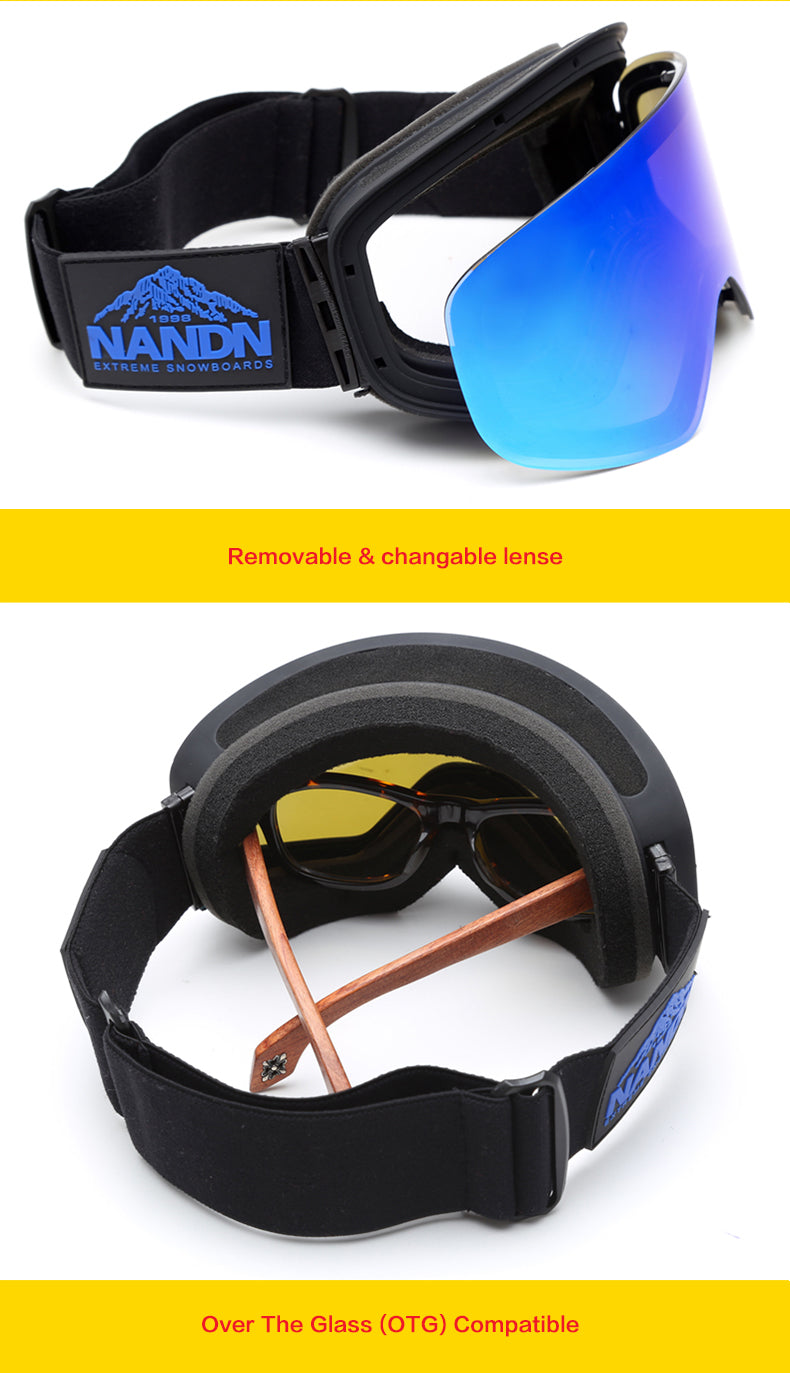 Unisex Nandn Skyline Ski/Snowboard Goggles