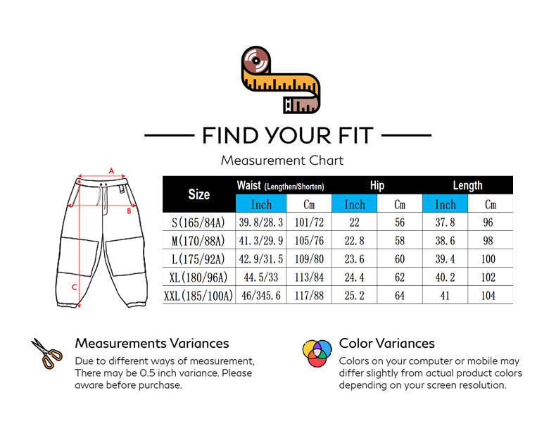 Men's Unisex Nobaday Winter Ranger Alpine Snow Ski Pants