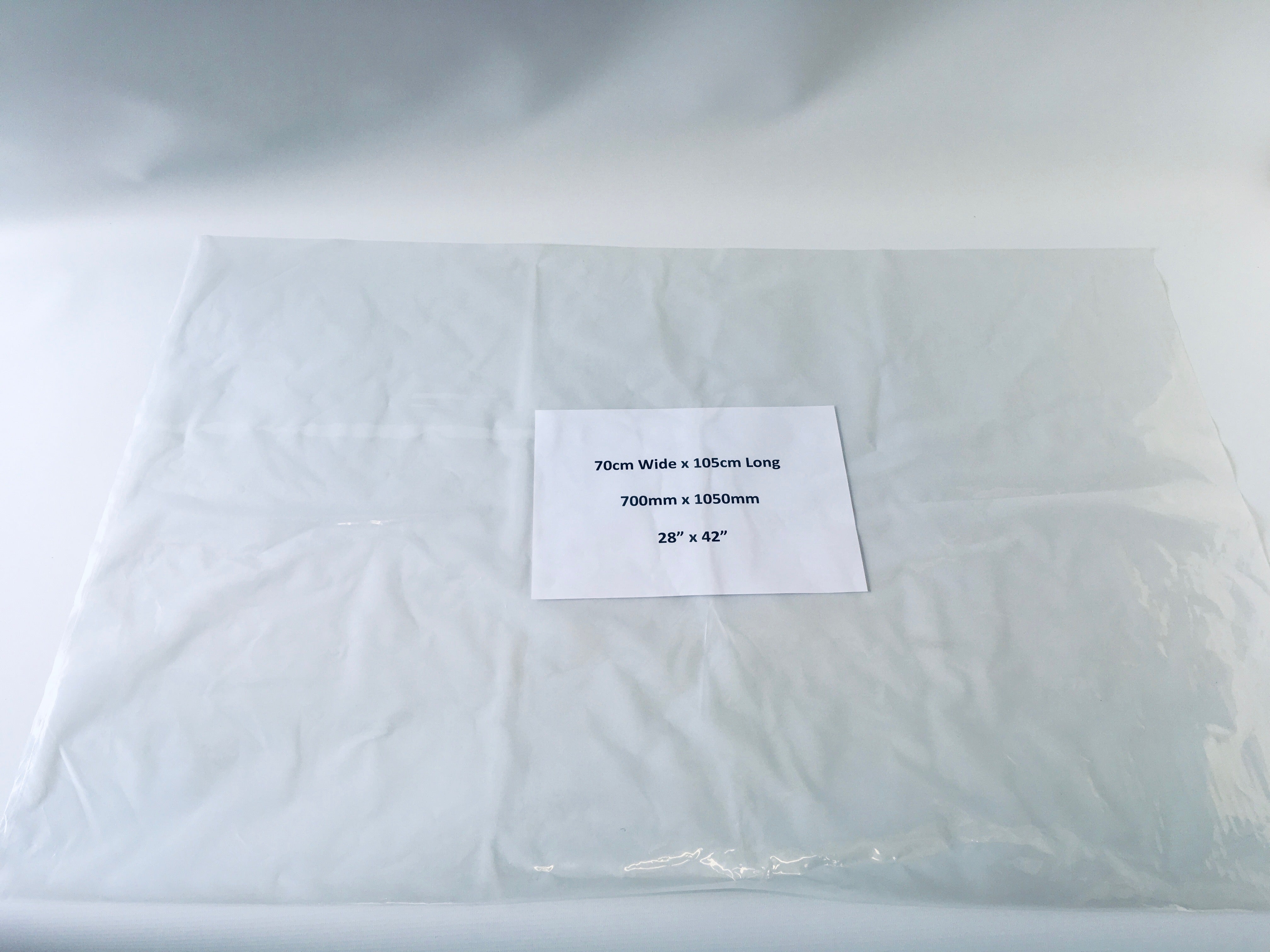 heavy duty clear polythene bags