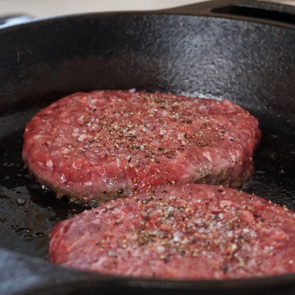 100% Grass-Fed Black Angus Beef Patties