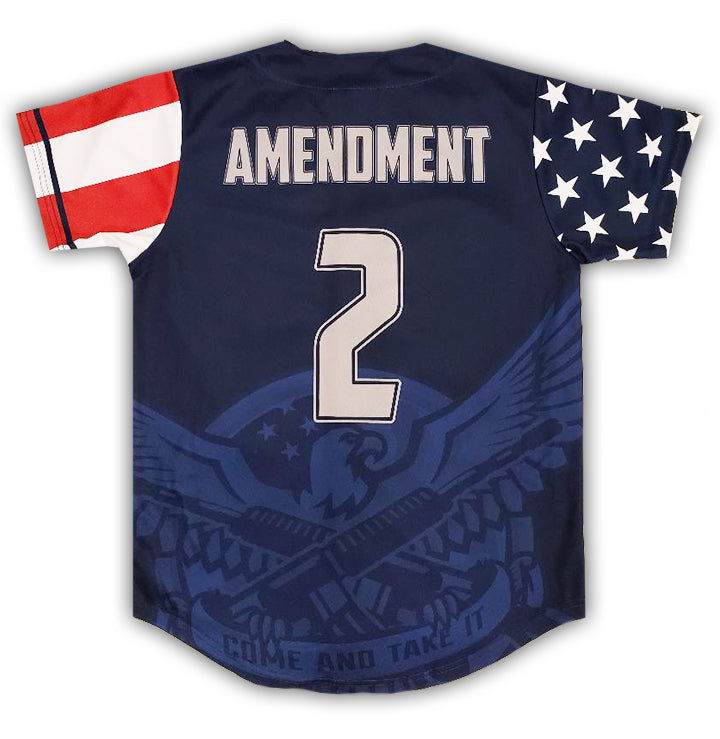 2nd amendment baseball jersey