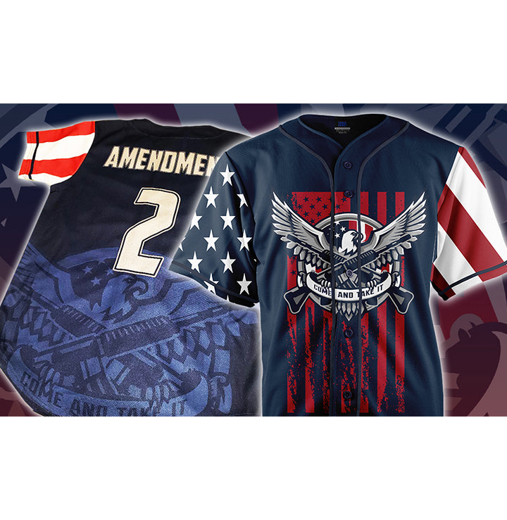 2nd amendment baseball jersey