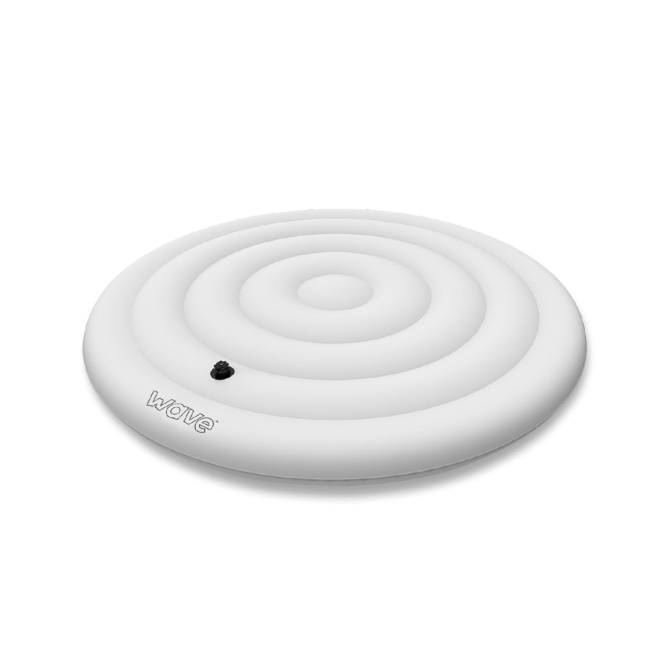 Image of Wave Spa Round 4 Person Protective Thermal Efficient Inflatable Cover, White