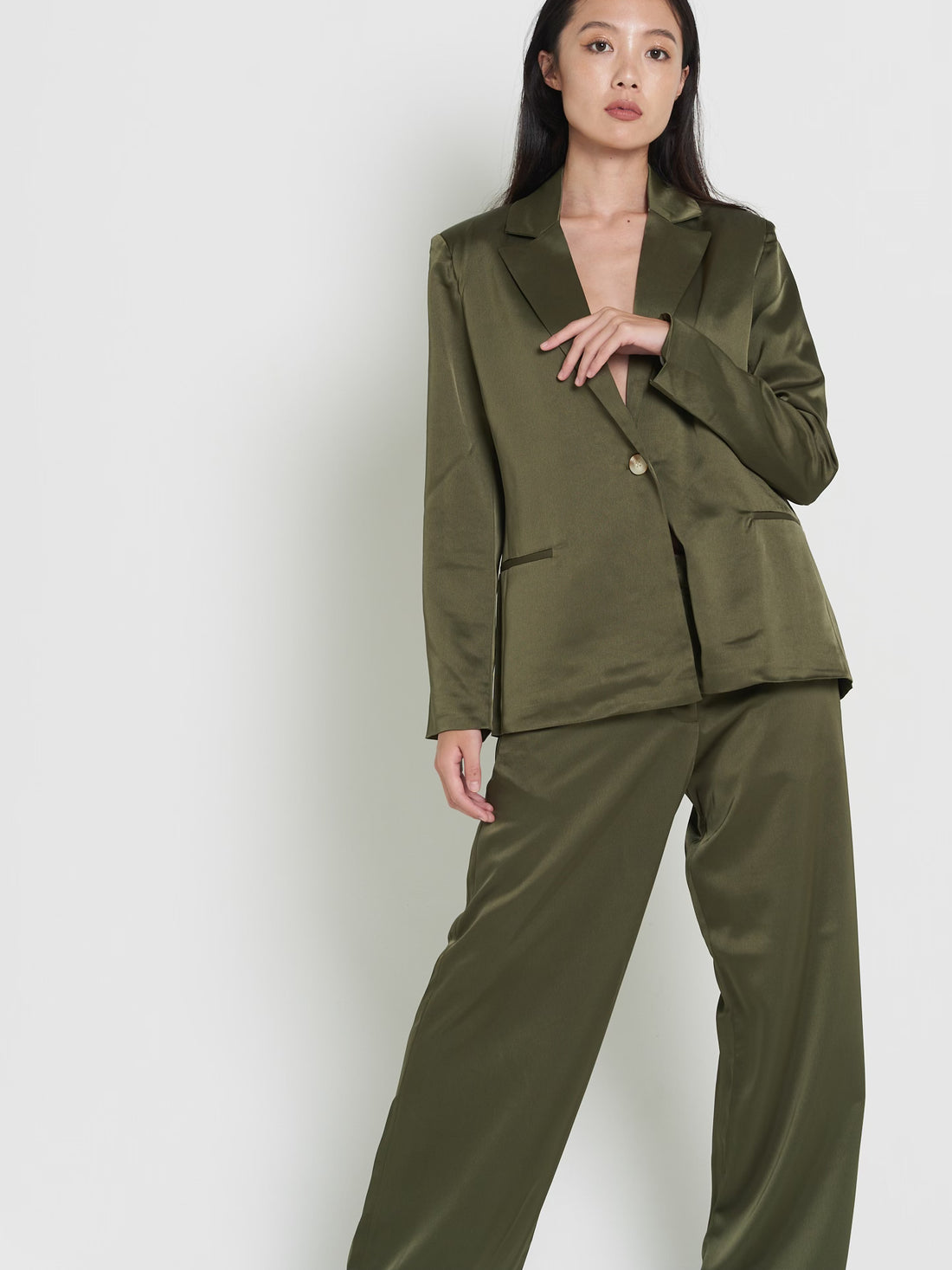 khaki suit jacket womens